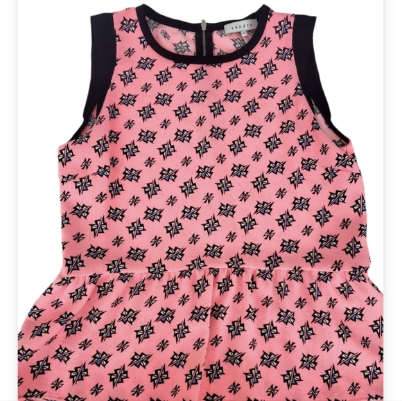 Sandro   Hot Pink Sleeveless  Pemplum Top - Picture 6 of 11